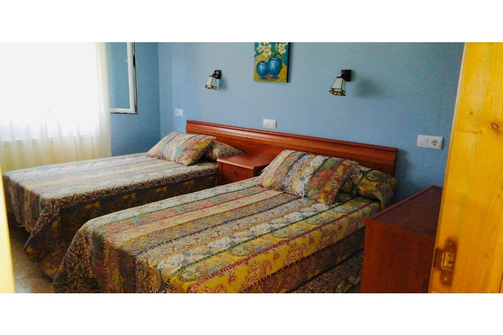 Habitación doble Las Llábanas, Apartamentos Turísticos rurales en Oviñana Cudillero