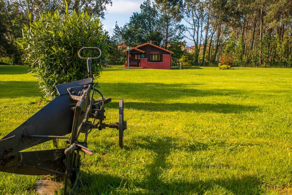 Jardín Vivienda vacacional La Ardilla en Oviñana, Cudillero.