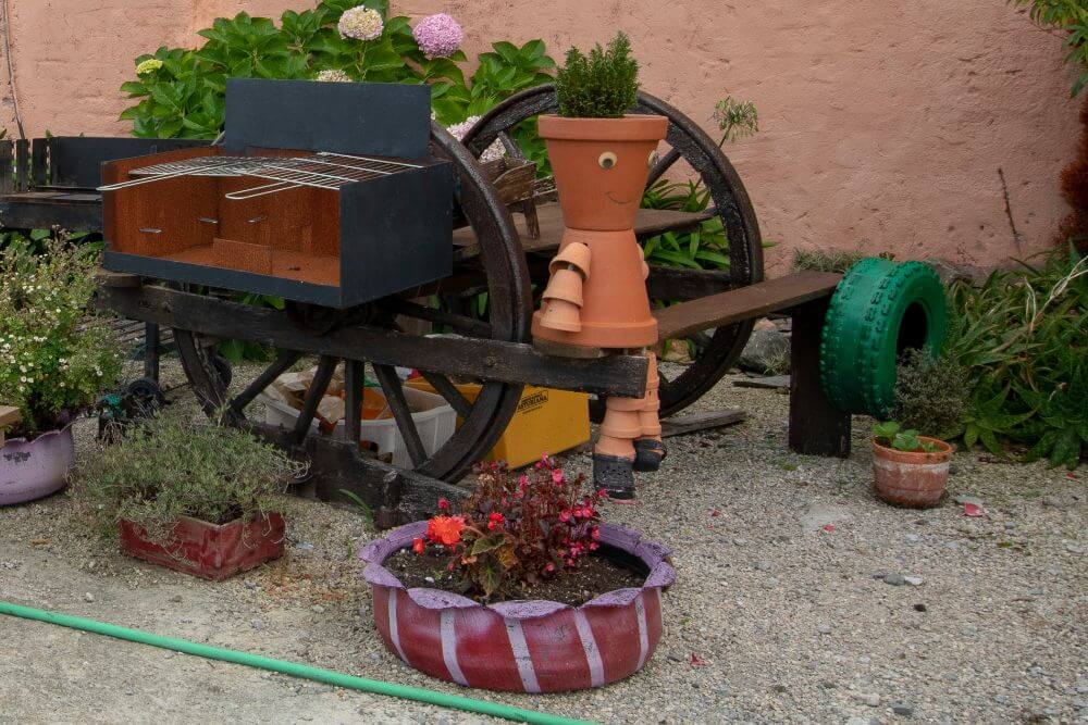 Jardín Vivienda vacacional Casa Terán en Oviñana Cudillero