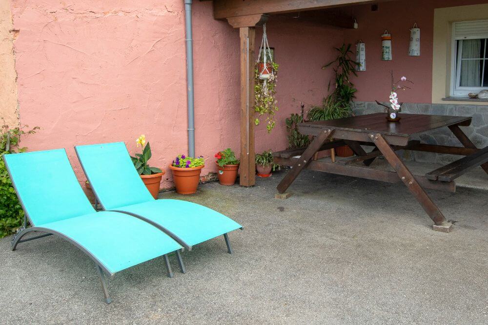 Terraza Vivienda vacacional Casa Terán en Oviñana Cudillero