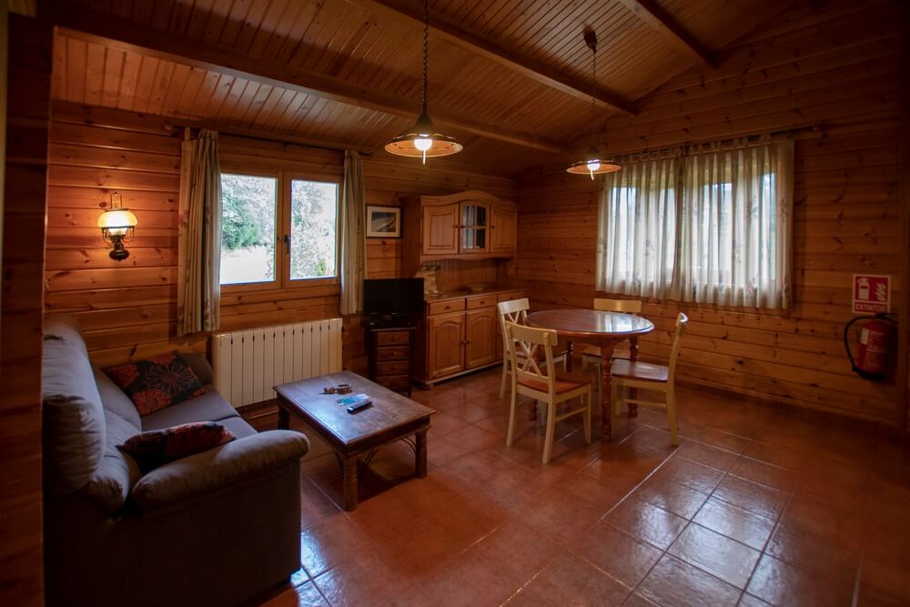 Salón Vivienda vacacional La Ardilla en Oviñana, Cudillero.