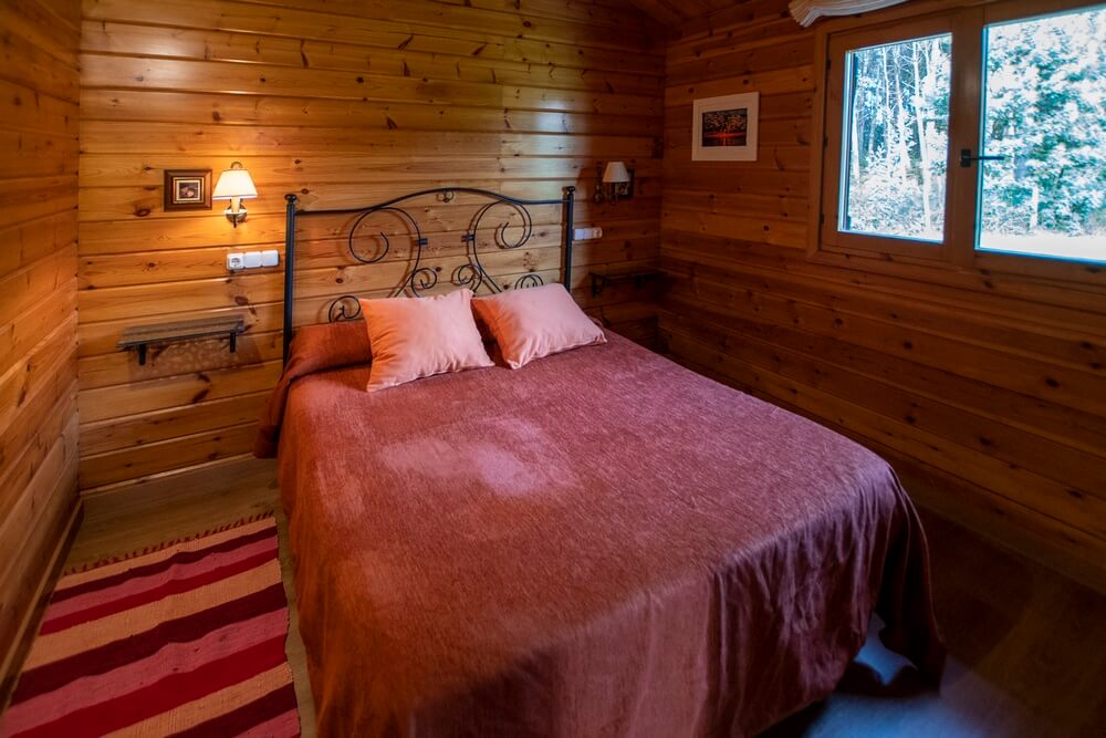 Habitación matrimonial Vivienda vacacional La Ardilla en Oviñana, Cudillero.