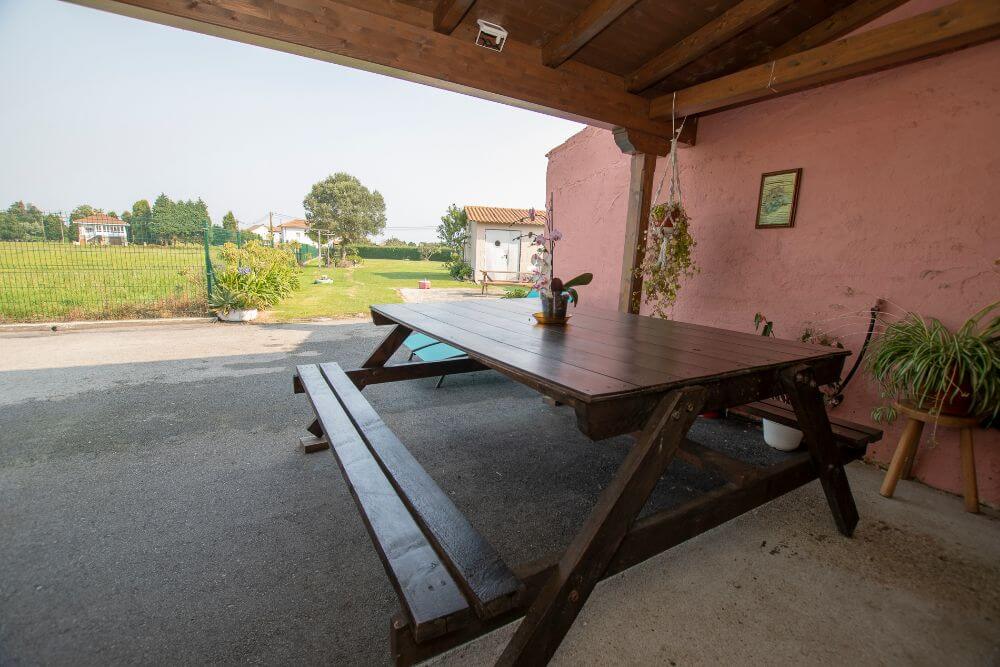 Terraza Vivienda vacacional Casa Terán en Oviñana Cudillero