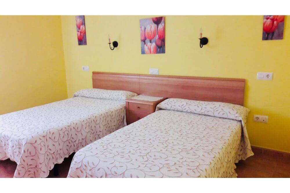 Habitación doble Las Llábanas, Apartamentos Turísticos rurales en Oviñana Cudillero
