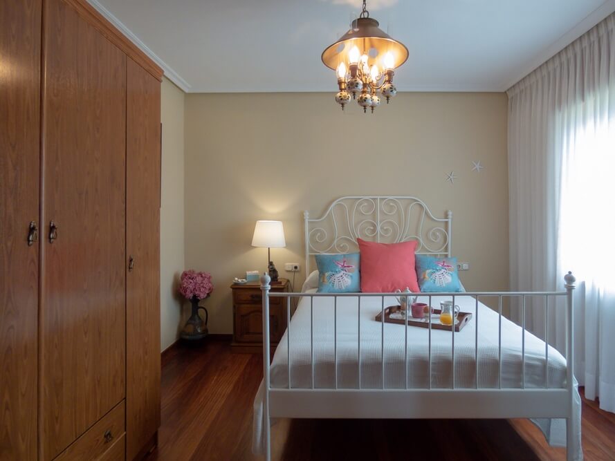 habitación matrimonial Casa Armando, Vivienda vacacional en Oviñana, Cudillero.