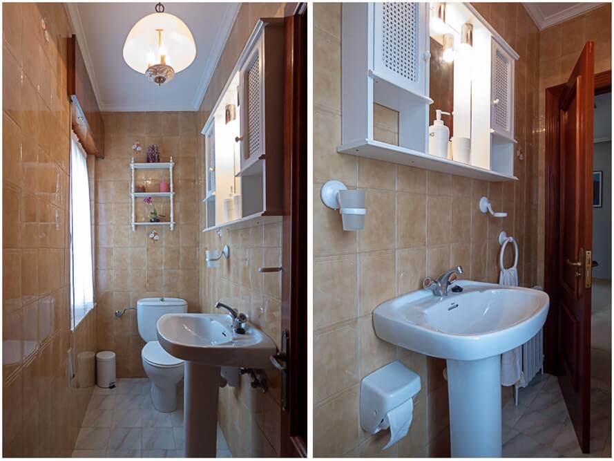 baño Casa Armando, Vivienda vacacional en Oviñana, Cudillero.