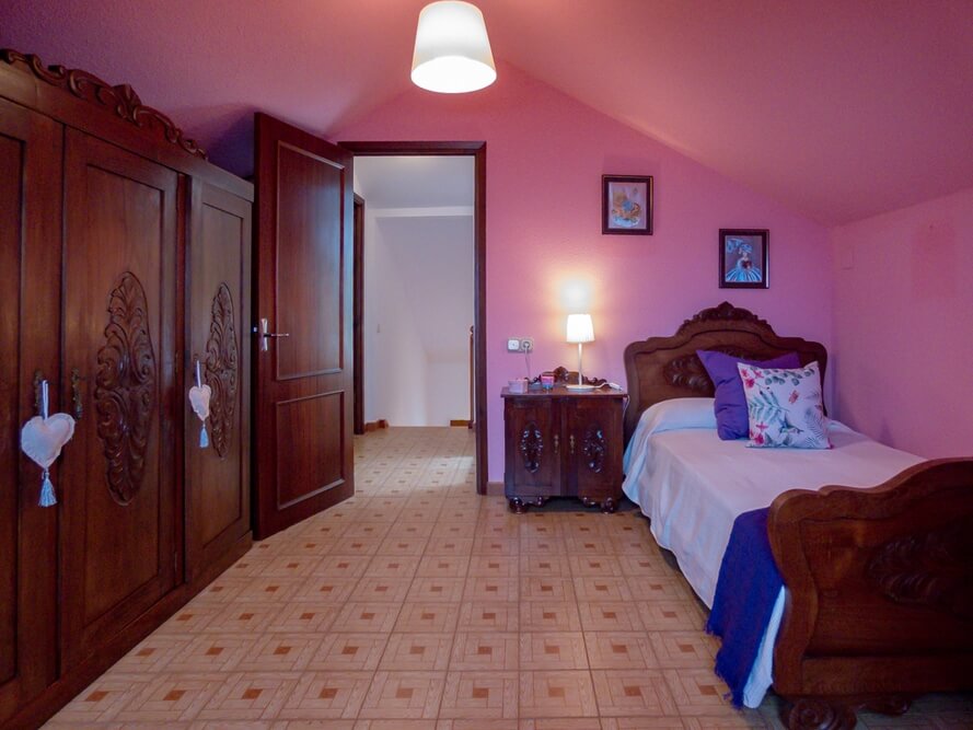 habitación individual Casa Armando, Vivienda vacacional en Oviñana, Cudillero.