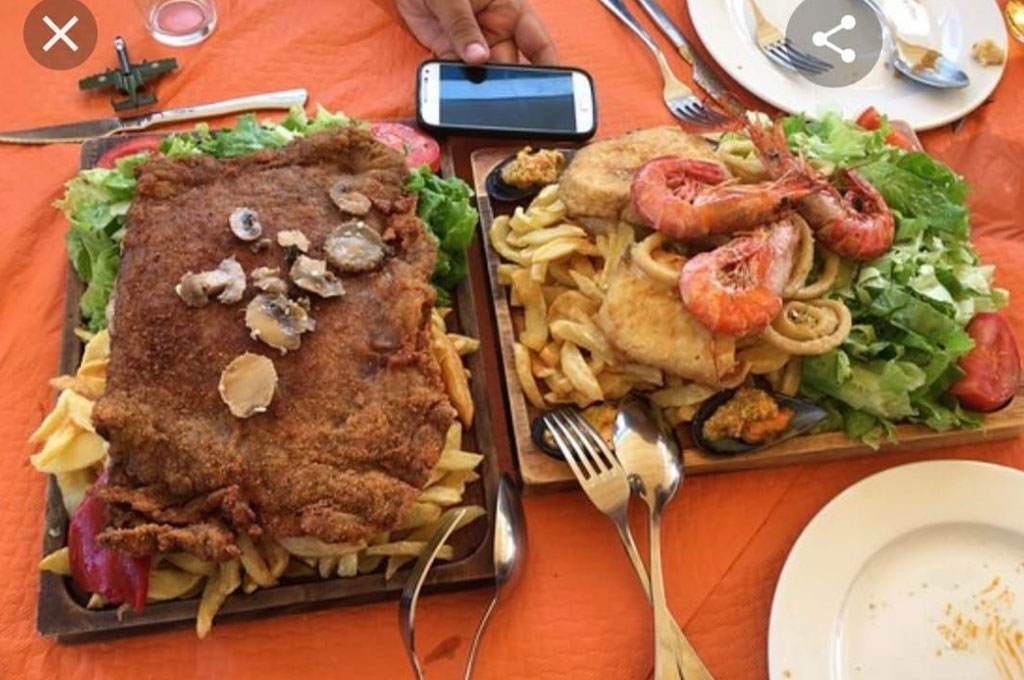Cachopo El Único bar y comidas en Oviñana, Cudillero.