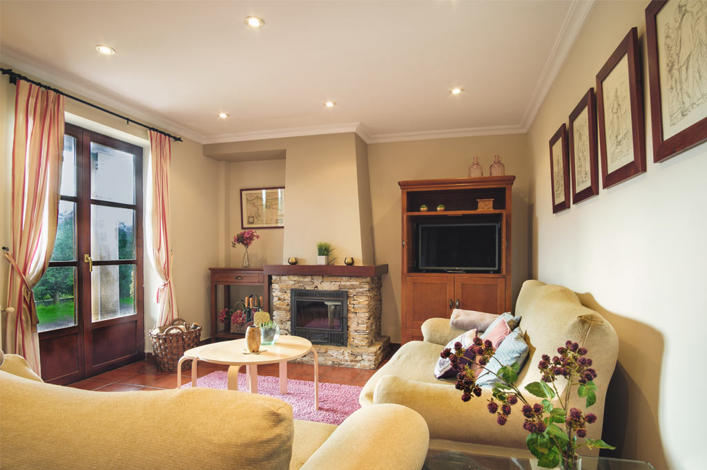 Salón Vivienda vacacional en Oviñana CudilleroHuerta de la Capilla