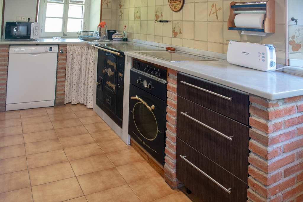Cocina Vivienda vacacional el cueto en Oviñana, Cudillero.